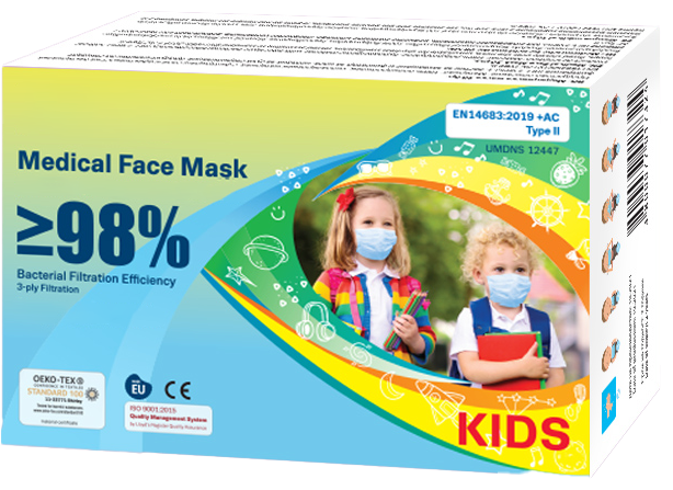 humana healthcare children's face mask box of 20